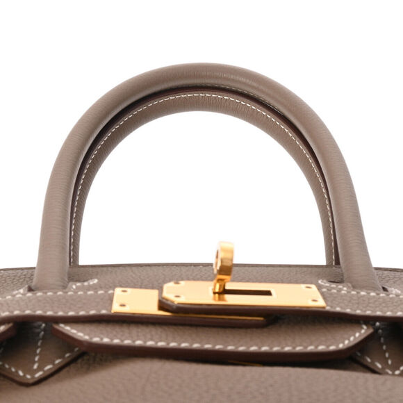 Hermes Birkin 30 Etoupe Hand Bag #139990H24B - Picture 4 of 12